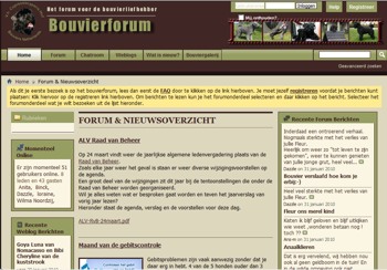 Bouvierforum begin 2010